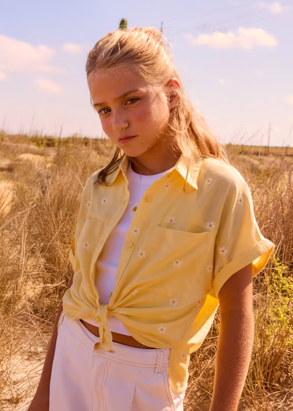 Blusa e top rapariga